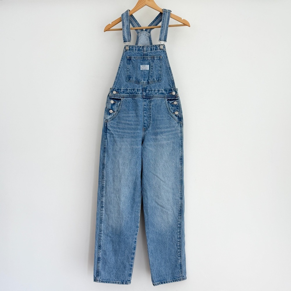 Levi's Denim Overalls Womens XS Bib Dungarees Cottage Farm Prairie Country Boho